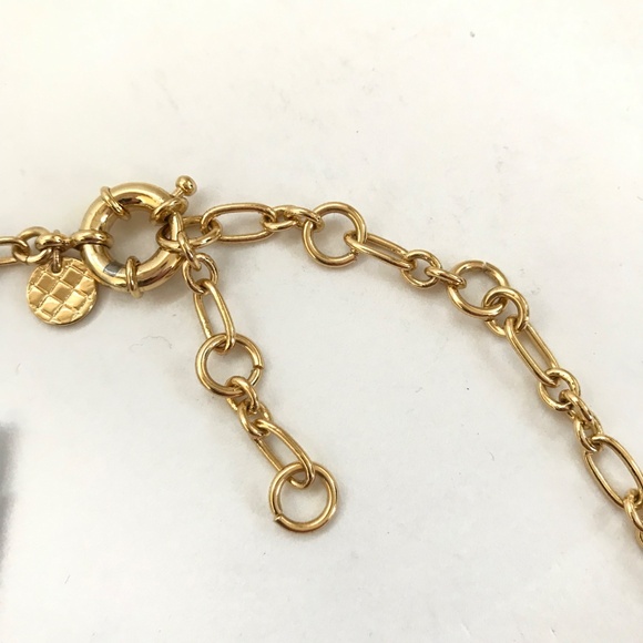 TALBOTS Statement Necklace Leopard Print Black and Gold - Picture 12 of 15